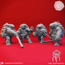 Tortle Gang- Tabletop Miniatures (Pre-Supported)