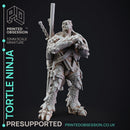 Tortle Ninja - Mimics Vs Ninjas - PRESUPPORTED - 32mm