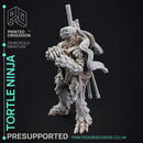 Tortle Ninja - Mimics Vs Ninjas - PRESUPPORTED - 32mm