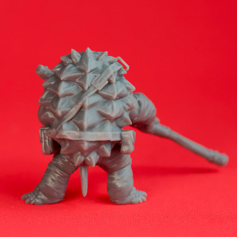 Bo Staff Tortle - Tabletop Miniatures (Pre-Supported) - Only-Games