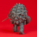 Dual Sai Tortle - Tabletop Miniatures (Pre-Supported)