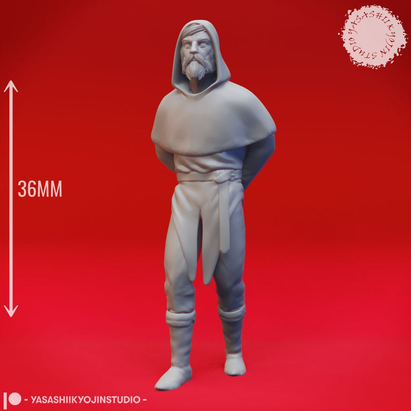 Townsfolk - General Adults - Tabletop Miniature (Pre-Supported)