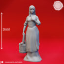 Townsfolk - General Adults - Tabletop Miniature (Pre-Supported)