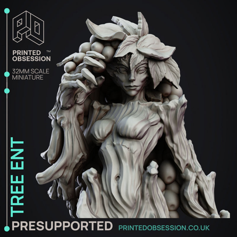 Coffee Ent - Female Tree Ent - Goblin Potion brewers - PRESUPPORTED - 32mm scale