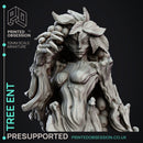 Coffee Ent - Female Tree Ent - Goblin Potion brewers - PRESUPPORTED - 32mm scale