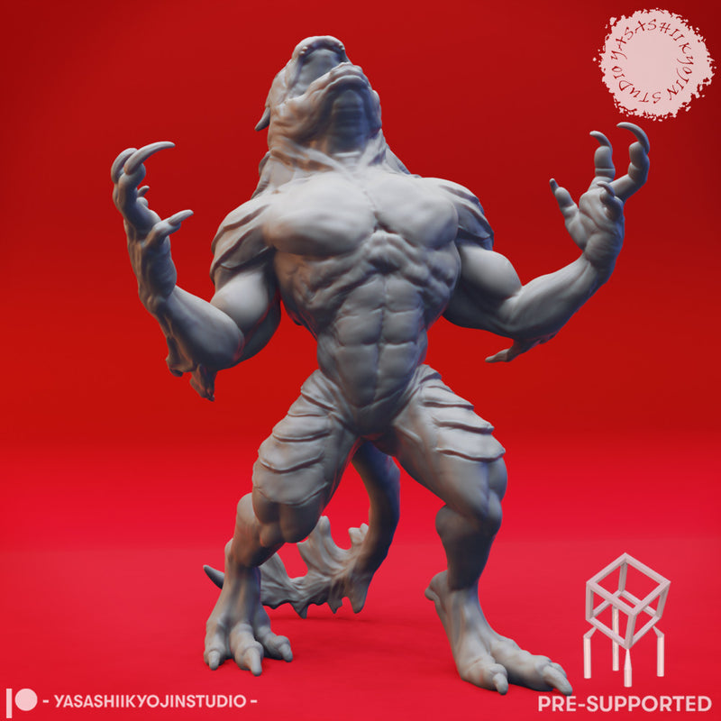 Troglodyte Mob - Tabletop Miniature (Pre-Supported) - Only-Games