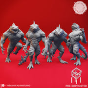 Troglodyte Mob - Tabletop Miniature (Pre-Supported) - Only-Games