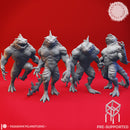 Troglodyte Mob - Tabletop Miniature (Pre-Supported)