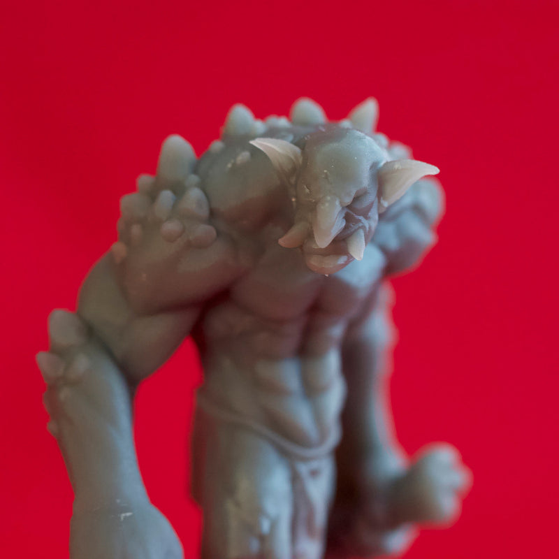 Troll Clubba - Book of Beasts - Tabletop Miniature (Pre-Supported) - Only-Games