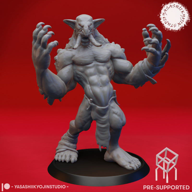Troll - Tabletop Miniature (Pre-Supported)