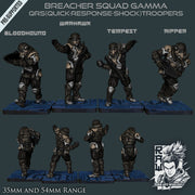 Breacher Squad Gamma - STL only - Only-Games