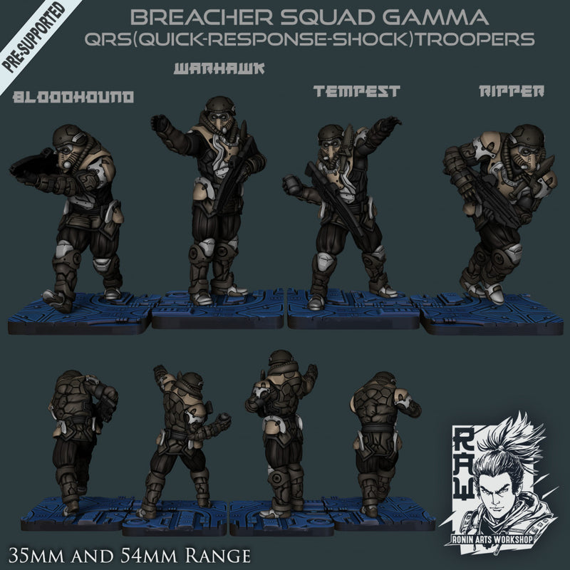 Breacher Squad Gamma - STL only - Only-Games