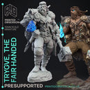 Deity Fight Club - 7 Detailed Avatars - PRESUPPORTED - Rules & Ilustrated - 32mm Scale
