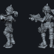 Tshuk - Female Goblin Sharpshooter - STL only - Only-Games