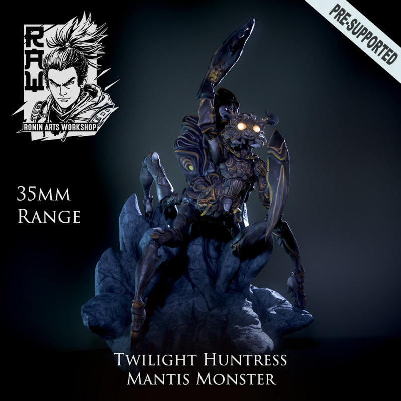 Twilight Huntress - Mantis Monster - STL only - Only-Games
