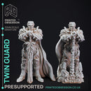 Twin Guard - 4 Models - The Mists of Change - PRESUPPORTED - 32mm scale