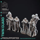 Twin Guard - 4 Models - The Mists of Change - PRESUPPORTED - 32mm scale