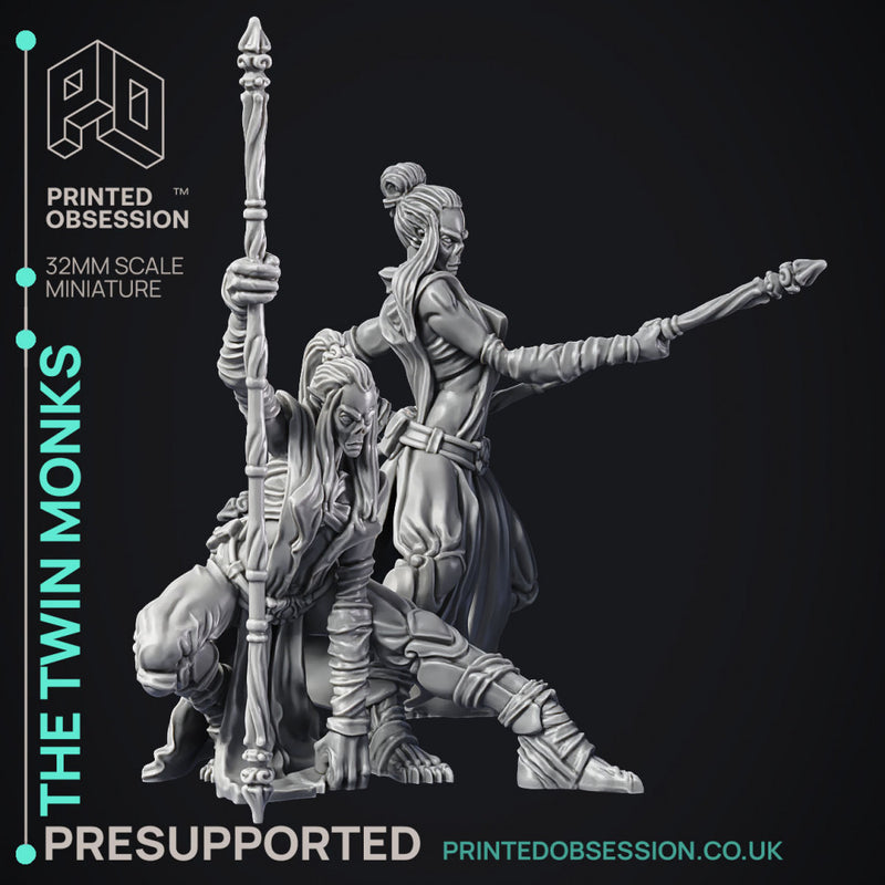 The Twins - Gyth - PRE SUPPORTED - D&D 32mm - Only-Games