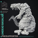 Undead Nightmare & Basalisk - 2 Models - Were Folk -  PRESUPPORTED - Illustrated and Stats - 32mm scale