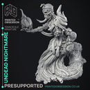 Undead Nightmare & Basalisk - 2 Models - Were Folk -  PRESUPPORTED - Illustrated and Stats - 32mm scale