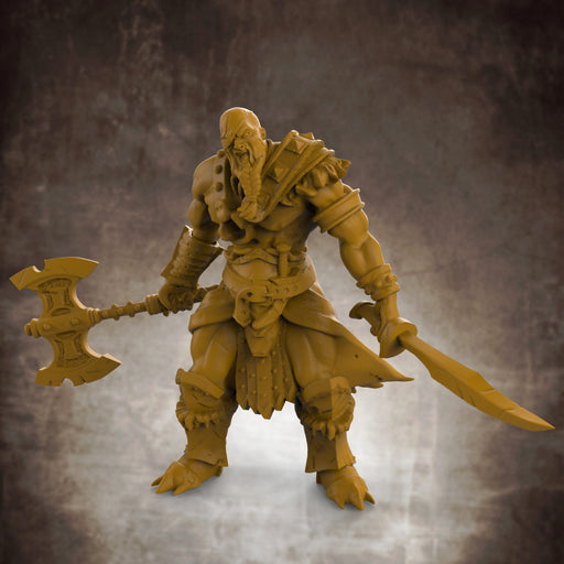RPG Barbarian- Multipart with build options (32mm scale) - Only-Games