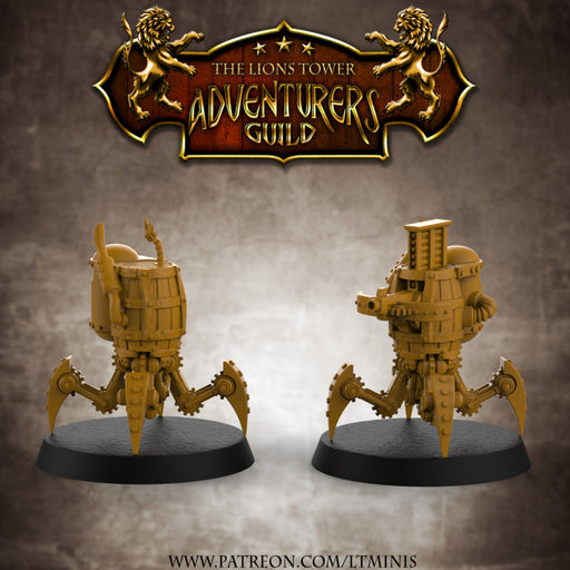 Spider Turret & Spider Bomb set - 32mm scale miniatures - Only-Games