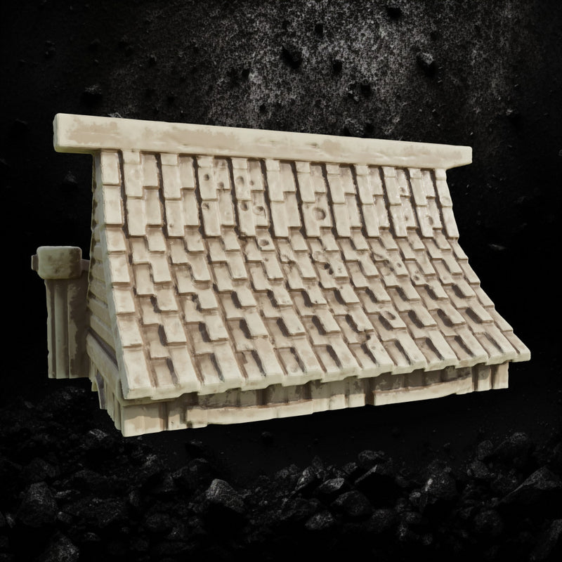 Wooden Kit House with Cave Access - Fantasy Building STL, DnD Terrain