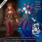 Urasyl - Shapeshifting Mermaid Inviltrator - Dual Form - 54mm - Only-Games