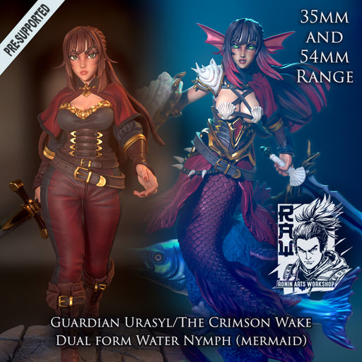 Urasyl - Shapeshifting Mermaid Inviltrator - STL only - Only-Games