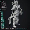 Ursa & Bear - Viking - 2 Models - Were Folk -  PRESUPPORTED - Illustrated and Stats - 32mm scale