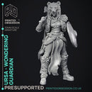 Ursa & Bear - Viking - 2 Models - Were Folk -  PRESUPPORTED - Illustrated and Stats - 32mm scale