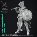 Ursa & Bear - Viking - 2 Models - Were Folk -  PRESUPPORTED - Illustrated and Stats - 32mm scale