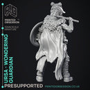 Ursa & Bear - Viking - 2 Models - Were Folk -  PRESUPPORTED - Illustrated and Stats - 32mm scale