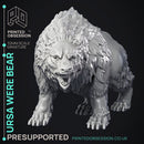 Ursa & Bear - Viking - 2 Models - Were Folk -  PRESUPPORTED - Illustrated and Stats - 32mm scale