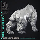 Ursa & Bear - Viking - 2 Models - Were Folk -  PRESUPPORTED - Illustrated and Stats - 32mm scale