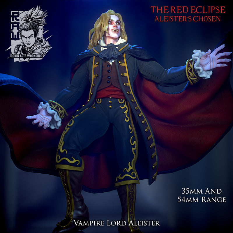 Vampire Lord Aleister - STL only - Only-Games