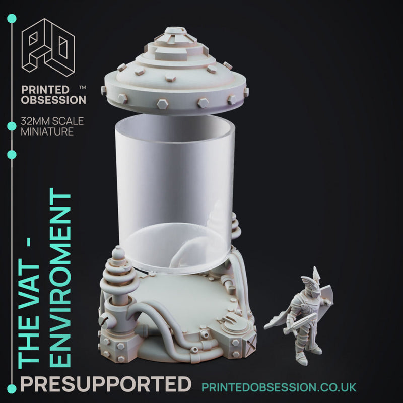 The Vats - Frankensteins Lab Enviroment - 32mm scale - PRESUPPORTED - Only-Games