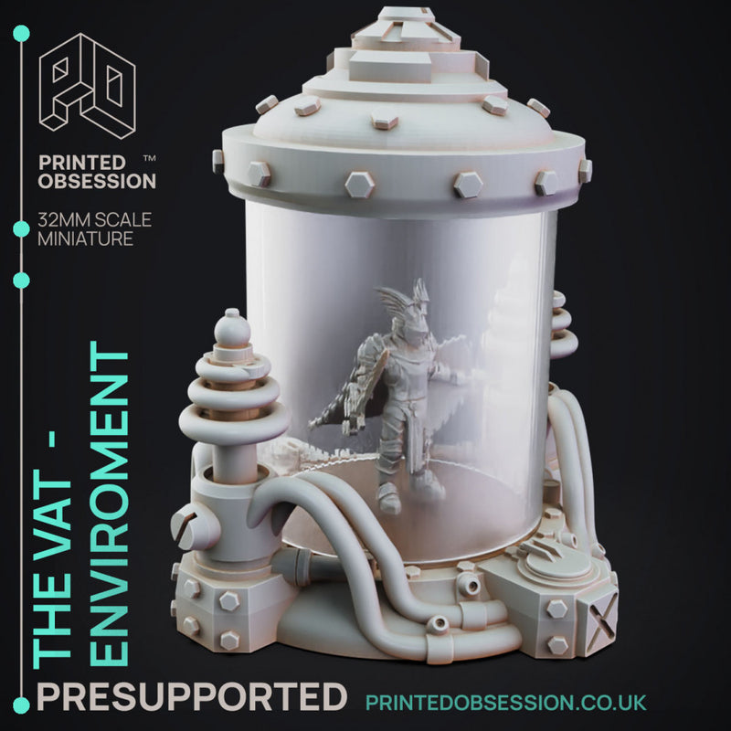 The Vats - Frankensteins Lab Enviroment - 32mm scale - PRESUPPORTED - Only-Games