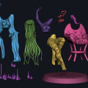 Violet Pin Up 75mm Pre-Supported - STL only - Only-Games