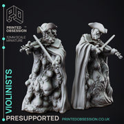 Violinists - Lady of Pox - PRESUPPORTED - 32mm scale - Only-Games