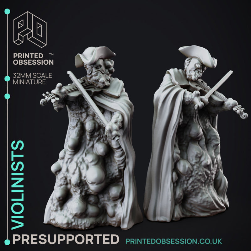 Violinists - Lady of Pox - PRESUPPORTED - 32mm scale - Only-Games