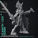 Vlaakith - Lich Queen - Gyth - PRE SUPPORTED - D&D 32mm