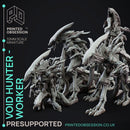 Void Hunter Workers - 5 Models - Creatures from behind the veil - PRESUPPORTED - 32mm Scale.