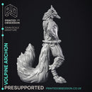 Volpine Archon - Fox Trickster - PRESUPPORTED - Heaven Hath No Fury - 32mm scale