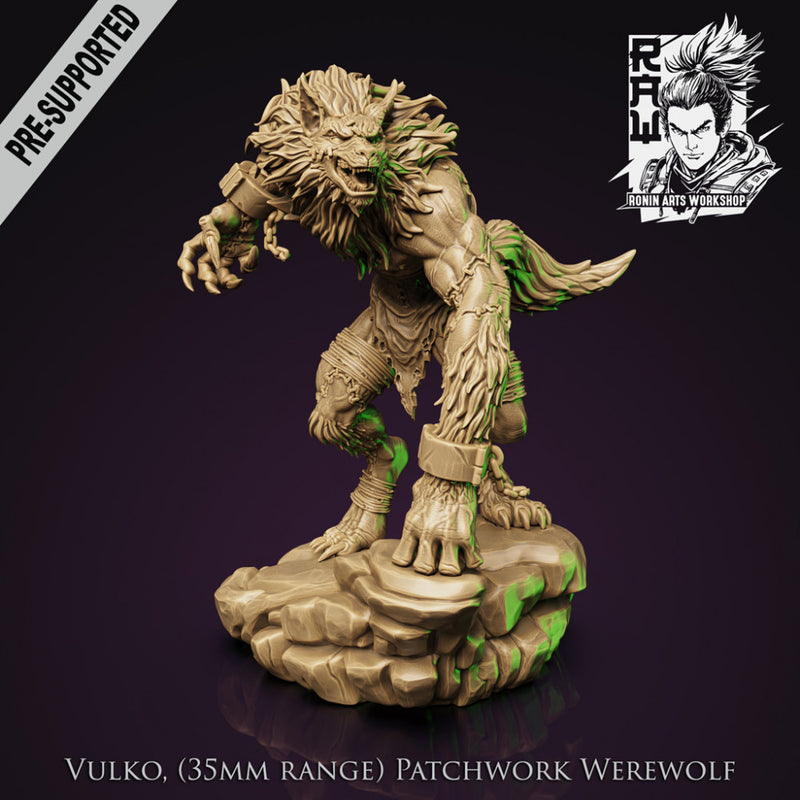 Vulko - The Patchwork Werewolf - STL only - Only-Games