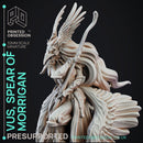 Vus - Spear Maiden to Morrigan - PRESUPPORTED - 32mm Scale - D&D