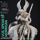 Vus - Spear Maiden to Morrigan - PRESUPPORTED - 32mm Scale - D&D
