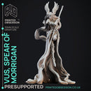 Vus - Spear Maiden to Morrigan - PRESUPPORTED - 32mm Scale - D&D