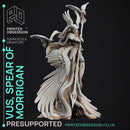 Vus - Spear Maiden to Morrigan - PRESUPPORTED - 32mm Scale - D&D