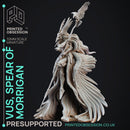 Vus - Spear Maiden to Morrigan - PRESUPPORTED - 32mm Scale - D&D